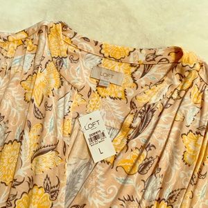 ✨✨NWT✨✨Ann Taylor Loft floral cinch waist dress